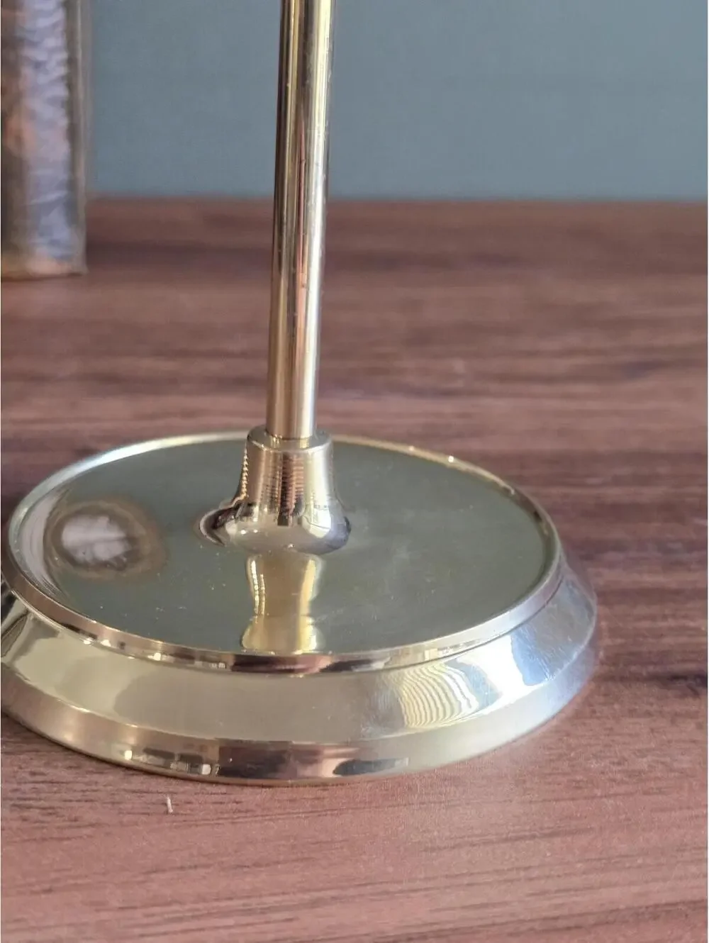 Vintage Tall Polished Brass Taper Candlestick Holder – 10.5